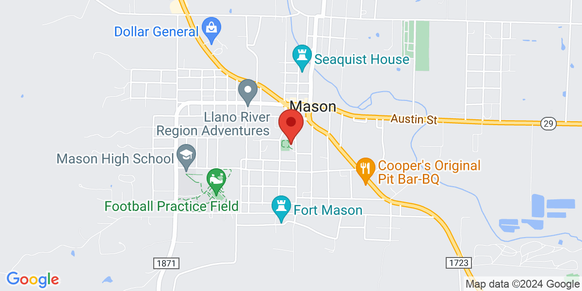 Map of Mason County Eckert Memorial Library